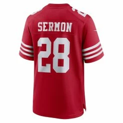 Men's San Francisco 49ers Trey Sermon Nike Scarlet Player Game Jersey 7 Men's San Francisco 49ers Trey Sermon Nike Scarlet Player Game Jersey -Nike Sales mens nike trey sermon scarlet san francisco 49ers player game jersey pi4825000 altimages ff 4825890 6c977fff72190e5aeeb4alt3 full