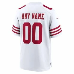 Men's San Francisco 49ers Nike White Game Custom Player Jersey -Nike Sales mens nike white san francisco 49ers game custom player jersey pi4825000 altimages ff 4825743 4790caeee9d01aff5073alt3 full