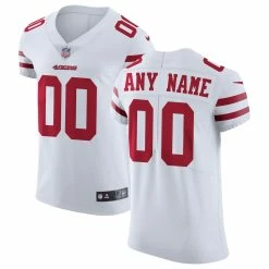 Men's San Francisco 49ers Nike White Vapor Untouchable Elite Custom Jersey
