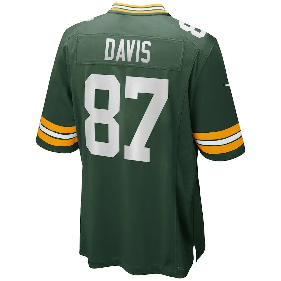 Men's Green Bay Packers Willie Davis Nike Green Game Retired Player Jersey 4 Men's Green Bay Packers Willie Davis Nike Green Game Retired Player Jersey - Image 4