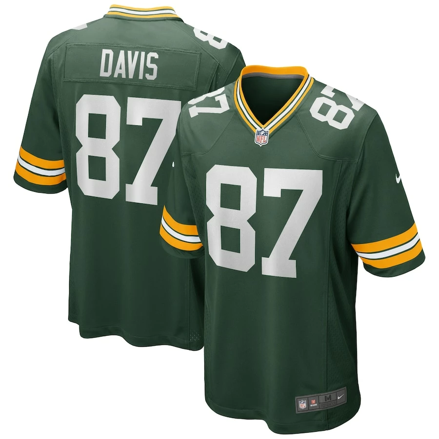 Men's Green Bay Packers Willie Davis Nike Green Game Retired Player Jersey 1 Men's Green Bay Packers Willie Davis Nike Green Game Retired Player Jersey