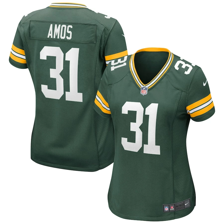 Women's Green Bay Packers Adrian Amos Nike Green Game Jersey 1 Women's Green Bay Packers Adrian Amos Nike Green Game Jersey