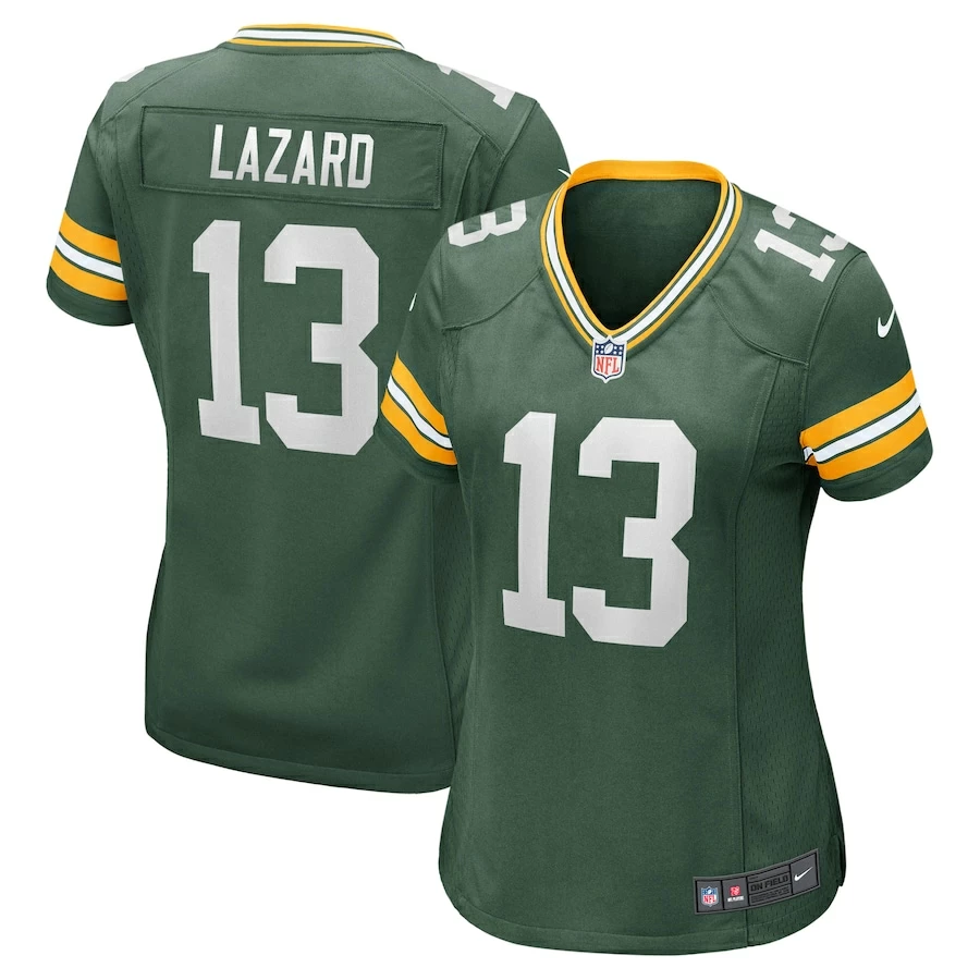 Women's Nike Allen Lazard Green Green Bay Packers Game Jersey 2 Women's Nike Allen Lazard Green Green Bay Packers Game Jersey - Image 2