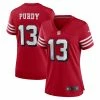 Women's San Francisco 49ers Brock Purdy Nike Scarlet Alternate Game Player Jersey