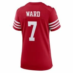 Women's San Francisco 49ers Charvarius Ward Nike Scarlet Game Player Jersey -Nike Sales womens nike charvarius ward scarlet san francisco 49ers game player jersey pi5111000 altimages ff 5111142 f3e403b43e7d7faed481alt3 full