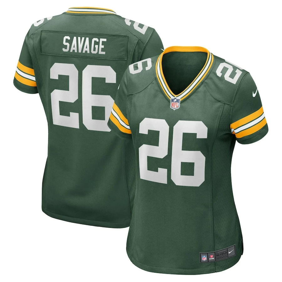 Women's Nike Darnell Savage Green Green Bay Packers Game Jersey 1 Women's Nike Darnell Savage Green Green Bay Packers Game Jersey