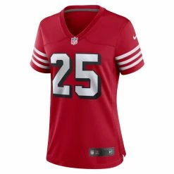 Women's San Francisco 49ers Elijah Mitchell Nike Scarlet Alternate Team Game Jersey -Nike Sales womens nike elijah mitchell scarlet san francisco 49ers alternate team game jersey pi4753000 altimages ff 4753333 f63b9c39f8a1ec94dcecalt2 full