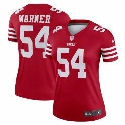 Women's San Francisco 49ers Fred Warner Nike Scarlet Legend Jersey