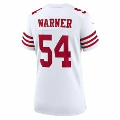 Women's San Francisco 49ers Fred Warner Nike White Player Game Jersey -Nike Sales womens nike fred warner white san francisco 49ers player game jersey pi4825000 altimages ff 4825967 6ab54d48aa96ba61435falt3 full