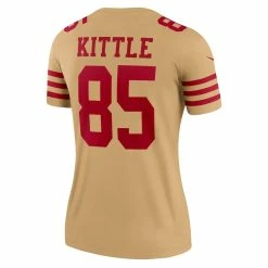 Women's San Francisco 49ers George Kittle Nike Gold Team Inverted Legend Jersey 7 Women's San Francisco 49ers George Kittle Nike Gold Team Inverted Legend Jersey -Nike Sales womens nike george kittle gold san francisco 49ers team inverted legend jersey pi4482000 altimages ff 4482972 ed7d05ab974a3d4709eealt3 full