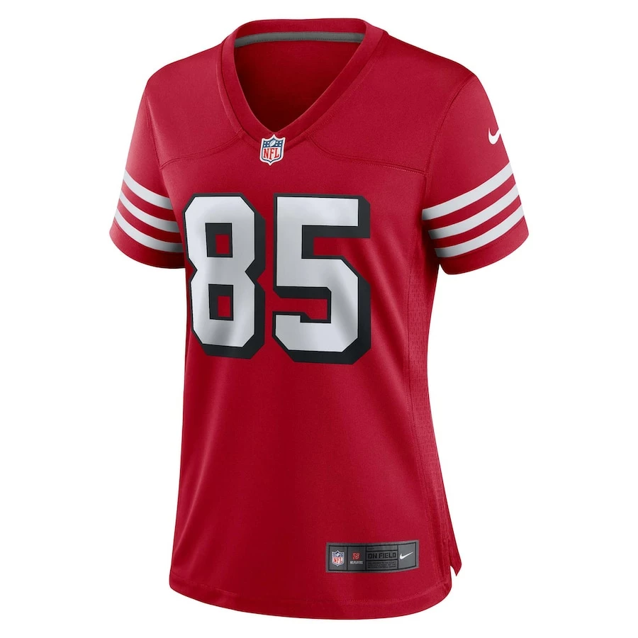 Women's San Francisco 49ers George Kittle Nike Scarlet Alternate Game Jersey 3 Women's San Francisco 49ers George Kittle Nike Scarlet Alternate Game Jersey - Image 3