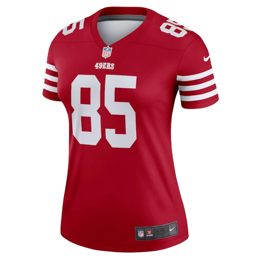 Women's San Francisco 49ers George Kittle Nike Scarlet Legend Jersey 3 Women's San Francisco 49ers George Kittle Nike Scarlet Legend Jersey - Image 3