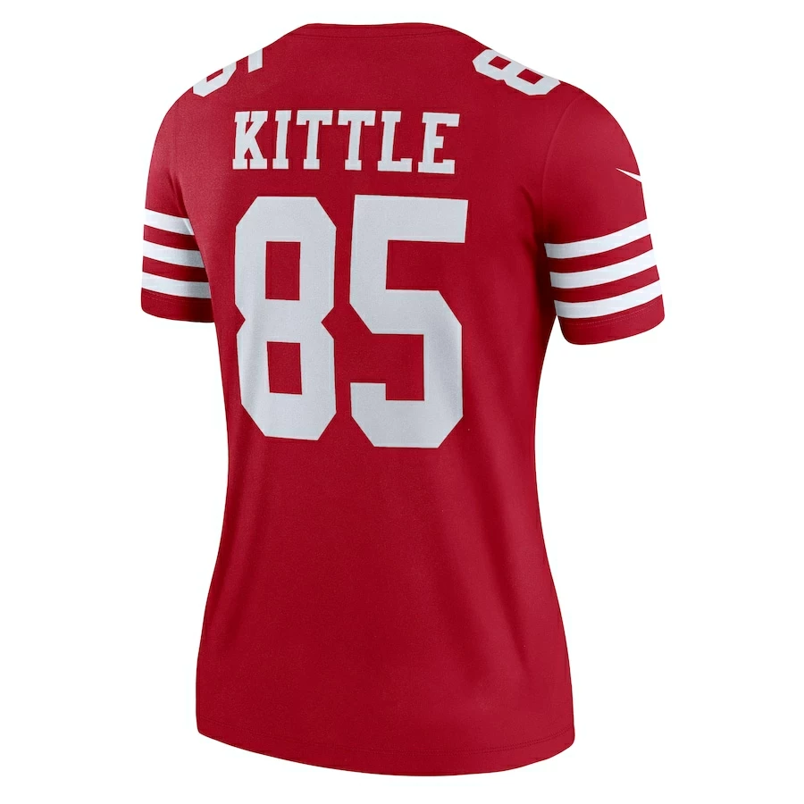 Women's San Francisco 49ers George Kittle Nike Scarlet Legend Jersey 4 Women's San Francisco 49ers George Kittle Nike Scarlet Legend Jersey - Image 4
