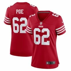 Women's San Francisco 49ers Jason Poe Nike Scarlet Game Player Jersey 5 Women's San Francisco 49ers Jason Poe Nike Scarlet Game Player Jersey -Nike Sales womens nike jason poe scarlet san francisco 49ers game player jersey pi5111000 altimages ff 5111160 697ad20b05e74f1958c8alt1 full