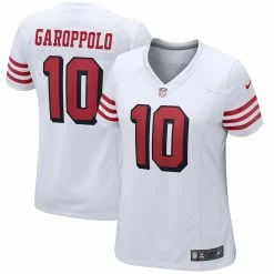 Women's San Francisco 49ers Jimmy Garoppolo Nike White Alternate Game Player Jersey