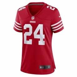 Women's San Francisco 49ers Jordan Mason Nike Scarlet Game Player Jersey -Nike Sales womens nike jordan mason scarlet san francisco 49ers game player jersey pi5111000 altimages ff 5111145 dd0af6aff02500351f87alt2 full