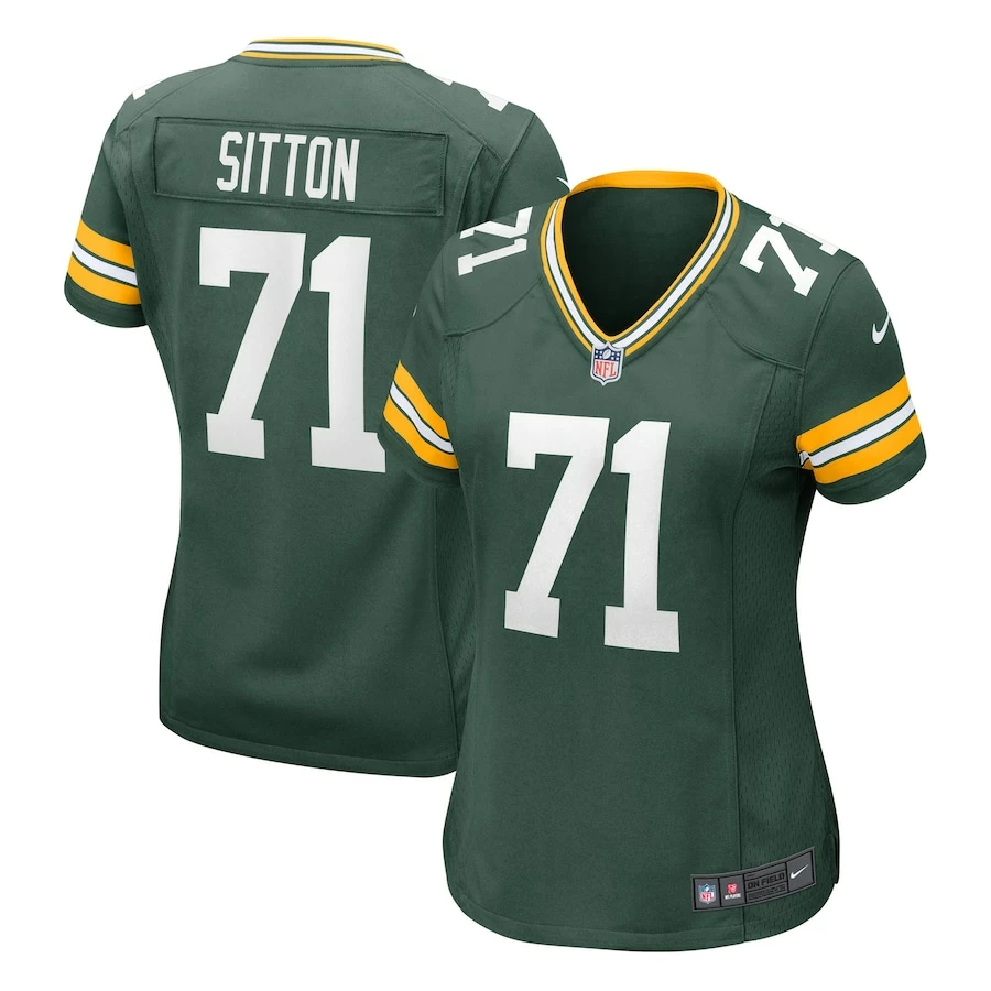 Women's Green Bay Packers Josh Sitton Nike Green Retired Game Jersey 1 Women's Green Bay Packers Josh Sitton Nike Green Retired Game Jersey