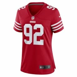 Women's San Francisco 49ers Kerry Hyder Jr. Nike Scarlet Game Player Jersey -Nike Sales womens nike kerry hyder jr scarlet san francisco 49ers game player jersey pi5111000 altimages ff 5111171 7c6e96e06f1c23b7236balt2 full