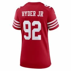 Women's San Francisco 49ers Kerry Hyder Jr. Nike Scarlet Game Player Jersey -Nike Sales womens nike kerry hyder jr scarlet san francisco 49ers game player jersey pi5111000 altimages ff 5111171 7c6e96e06f1c23b7236balt3 full