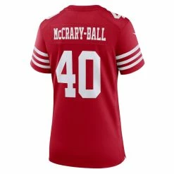 Women's San Francisco 49ers Marcelino McCrary-Ball Nike Scarlet Game Player Jersey -Nike Sales womens nike marcelino mccrary ball scarlet san francisco 49ers game player jersey pi5111000 altimages ff 5111152 3be8f04aa8ac3bc2398falt3 full