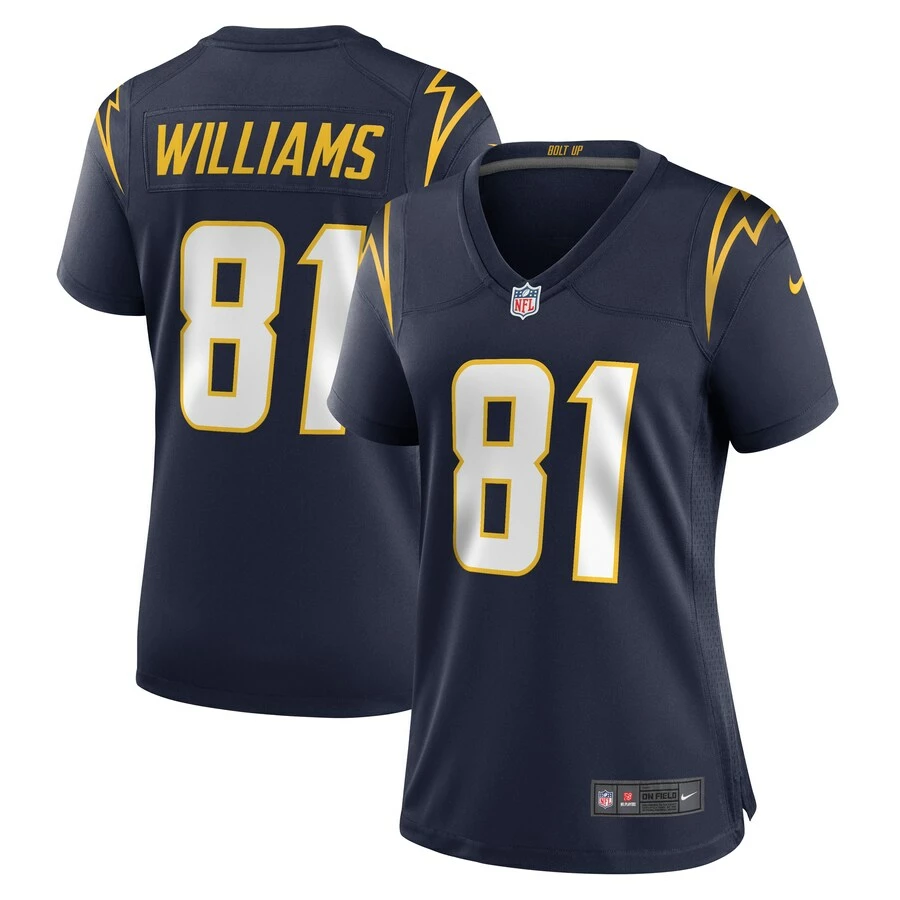 Women's Los Angeles Chargers Mike Williams Nike Navy Alternate Team Game Jersey 2 Women's Los Angeles Chargers Mike Williams Nike Navy Alternate Team Game Jersey - Image 2