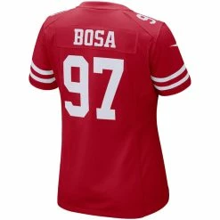 Women's San Francisco 49ers Nick Bosa Nike Scarlet Game Player Jersey 7 Women's San Francisco 49ers Nick Bosa Nike Scarlet Game Player Jersey -Nike Sales womens nike nick bosa scarlet san francisco 49ers game player jersey pi3731000 altimages ff 3731798 adccc0649569e61a2930alt3 full