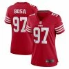 Women's San Francisco 49ers Nick Bosa Nike Scarlet Team Game Player Jersey