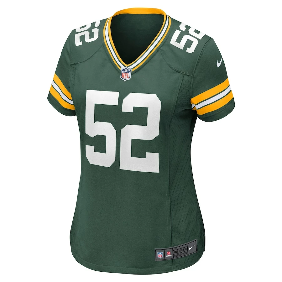 Women's Green Bay Packers Rashan Gary Nike Green Game Jersey 3 Women's Green Bay Packers Rashan Gary Nike Green Game Jersey - Image 3