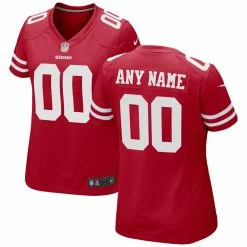 Women's Nike Scarlet San Francisco 49ers Custom Game Jersey