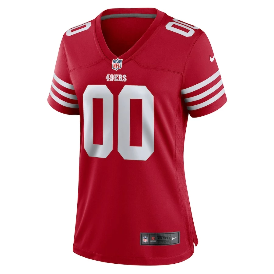 Women's San Francisco 49ers Nike Scarlet Game Custom Jersey 3 Women's San Francisco 49ers Nike Scarlet Game Custom Jersey - Image 3