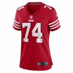 Women's San Francisco 49ers Spencer Burford Nike Scarlet Game Player Jersey -Nike Sales womens nike spencer burford scarlet san francisco 49ers game player jersey pi5111000 altimages ff 5111165 5a2ea76cccae82380bf8alt2 full