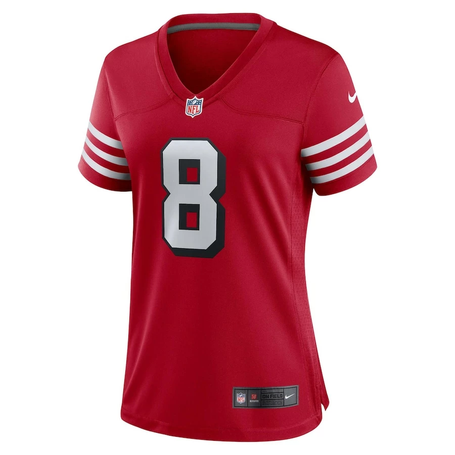 Women's San Francisco 49ers Steve Young Nike Scarlet Alternate Game Jersey 3 Women's San Francisco 49ers Steve Young Nike Scarlet Alternate Game Jersey - Image 3