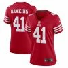 Women's San Francisco 49ers Tayler Hawkins Nike Scarlet Game Player Jersey