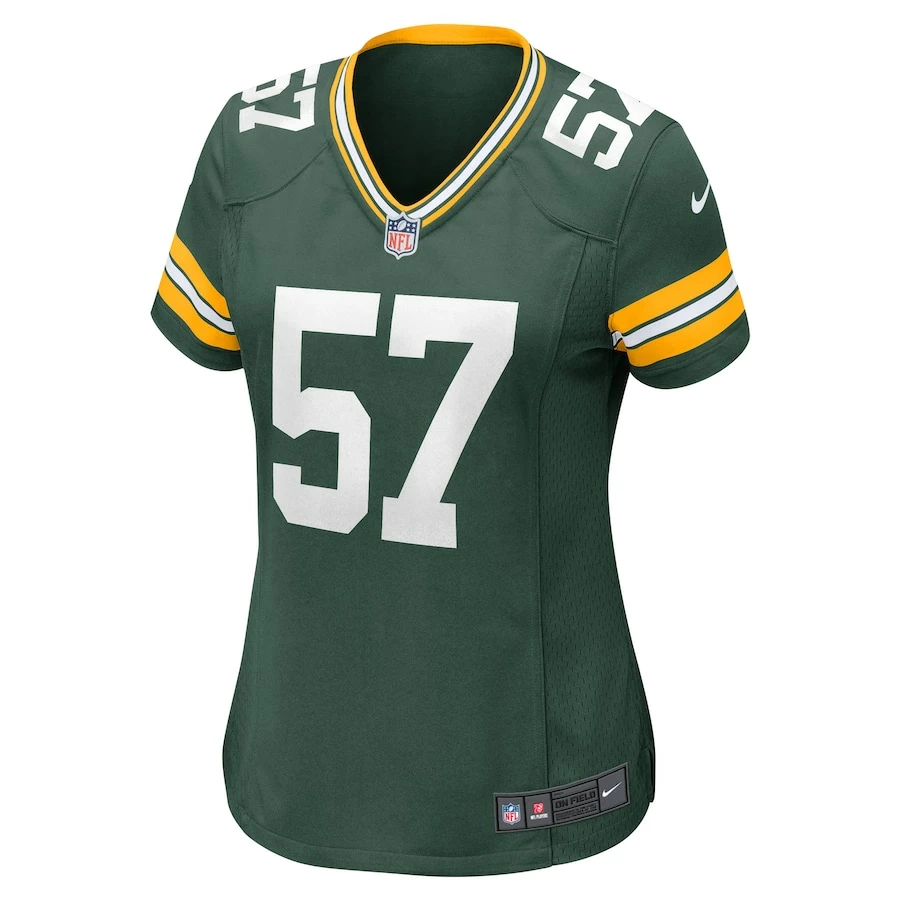 Women's Green Bay Packers Tim Ward Nike Green Home Game Player Jersey 3 Women's Green Bay Packers Tim Ward Nike Green Home Game Player Jersey - Image 3