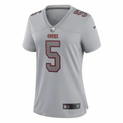 Women's San Francisco 49ers Trey Lance Nike Gray Atmosphere Fashion Game Jersey -Nike Sales womens nike trey lance gray san francisco 49ers atmosphere fashion game jersey pi4568000 altimages ff 4568007 7741f9dd19a10ea0d594alt2 full