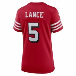 Women's San Francisco 49ers Trey Lance Nike Scarlet Alternate Game Jersey -Nike Sales womens nike trey lance scarlet san francisco 49ers alternate game jersey pi4482000 altimages ff 4482928 1e2e6192d81b64dec1f6alt3 full
