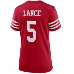 Women's San Francisco 49ers Trey Lance Nike Scarlet Team Player Game Jersey -Nike Sales womens nike trey lance scarlet san francisco 49ers team player game jersey pi4825000 altimages ff 4825931 20cfbc2922d20a320079alt3 full