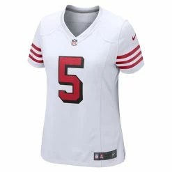 Women's San Francisco 49ers Trey Lance Nike White Alternate Game Jersey 6 Women's San Francisco 49ers Trey Lance Nike White Alternate Game Jersey -Nike Sales womens nike trey lance white san francisco 49ers alternate game jersey pi4482000 altimages ff 4482929 b9430740680c38deefe1alt2 full