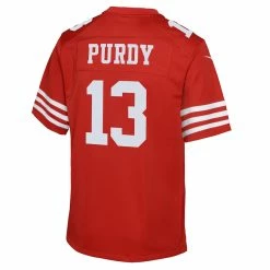 Youth San Francisco 49ers Brock Purdy Nike Scarlet Game Jersey -Nike Sales youth nike brock purdy scarlet san francisco 49ers game jersey pi5279000 altimages ff 5279840 cd86b492783e14563ab3alt3 full