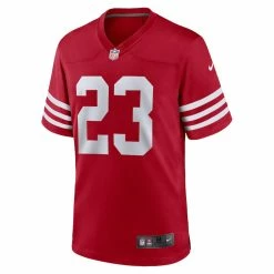 Youth San Francisco 49ers Christian McCaffrey Nike Scarlet Game Jersey -Nike Sales youth nike christian mccaffrey scarlet san francisco 49ers game jersey pi5208000 altimages ff 5208095 03df38ad0f8823685bcfalt2 full