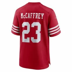 Youth San Francisco 49ers Christian McCaffrey Nike Scarlet Game Jersey -Nike Sales youth nike christian mccaffrey scarlet san francisco 49ers game jersey pi5208000 altimages ff 5208095 03df38ad0f8823685bcfalt3 full