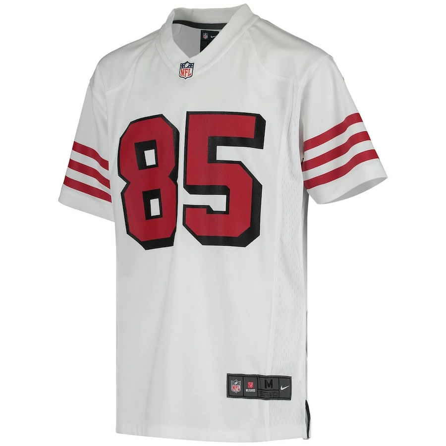 Youth San Francisco 49ers George Kittle Nike White Color Rush Game Jersey 3 Youth San Francisco 49ers George Kittle Nike White Color Rush Game Jersey - Image 3