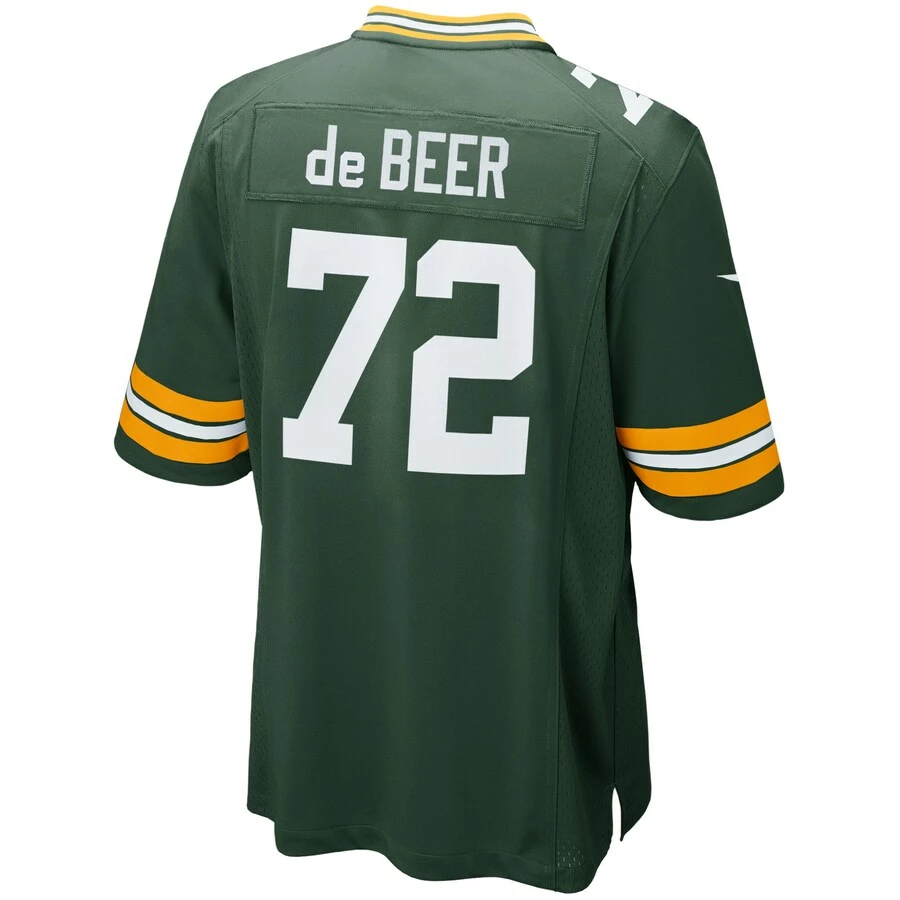 Youth Green Bay Packers Gerhard De Beer Nike Green Game Jersey 4 Youth Green Bay Packers Gerhard De Beer Nike Green Game Jersey - Image 4