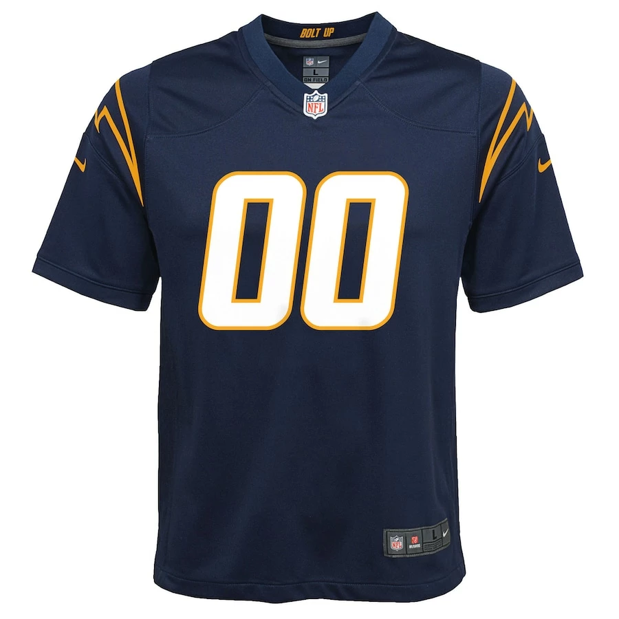 Youth Los Angeles Chargers Nike Navy Alternate Custom Game Jersey 3 Youth Los Angeles Chargers Nike Navy Alternate Custom Game Jersey - Image 3
