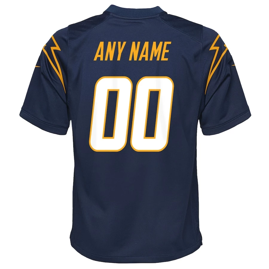Youth Los Angeles Chargers Nike Navy Alternate Custom Game Jersey 4 Youth Los Angeles Chargers Nike Navy Alternate Custom Game Jersey - Image 4