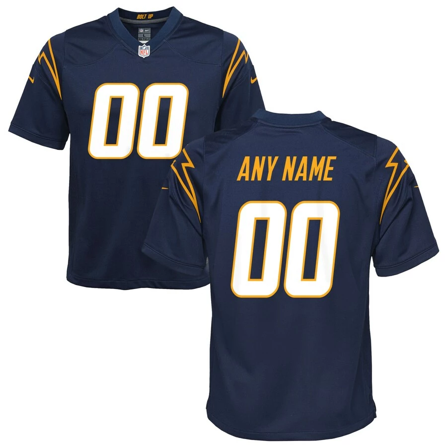 Youth Los Angeles Chargers Nike Navy Alternate Custom Game Jersey 1 Youth Los Angeles Chargers Nike Navy Alternate Custom Game Jersey