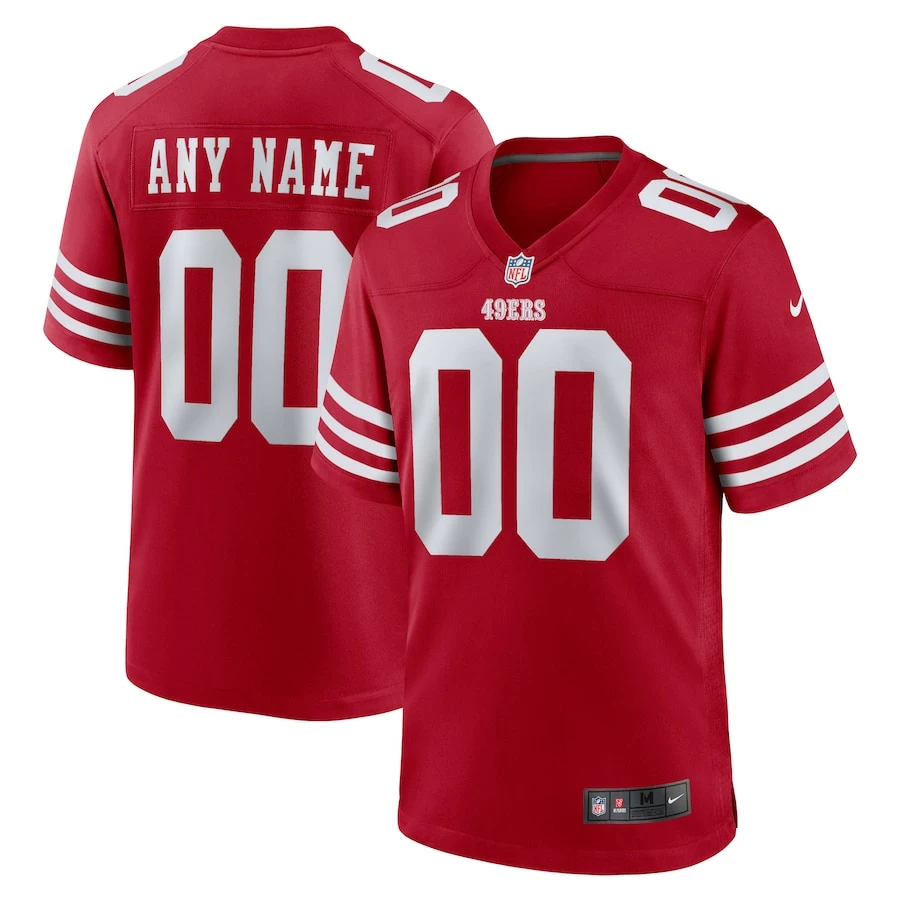 Youth San Francisco 49ers Nike Scarlet Game Custom Jersey 2 Youth San Francisco 49ers Nike Scarlet Game Custom Jersey - Image 2