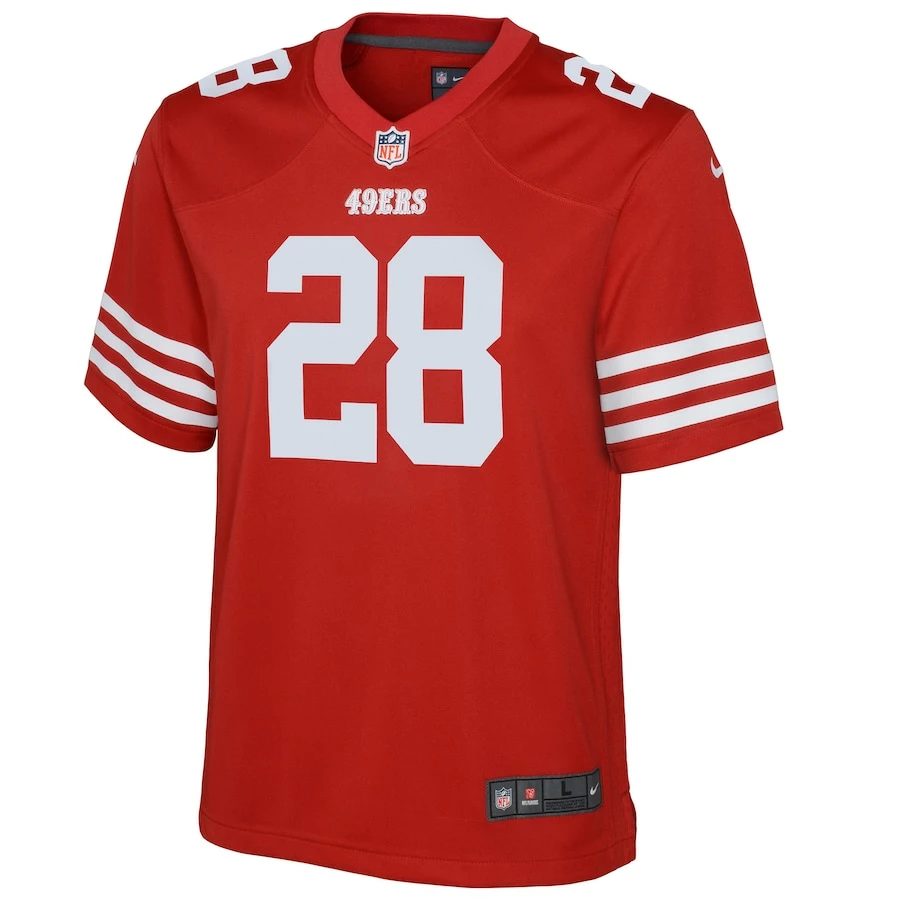 Youth San Francisco 49ers Trey Sermon Nike Scarlet Game Jersey 3 Youth San Francisco 49ers Trey Sermon Nike Scarlet Game Jersey – Bild 3