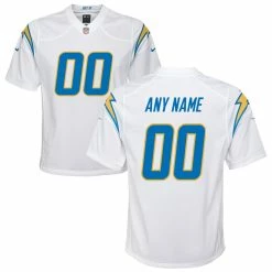 Youth Los Angeles Chargers Nike White Custom Game Jersey